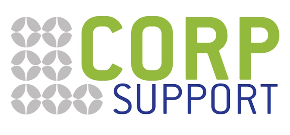Corp Support logo Social share